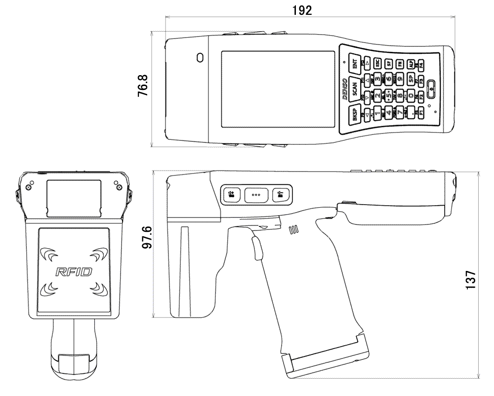 BHT-1281QULWB-CE｜ハンディターミナル｜製品｜自動認識｜デンソーウェーブ