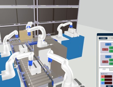 協働ロボット向けシミュレーションソフトウェア　SF Twin Cobot 2.0
