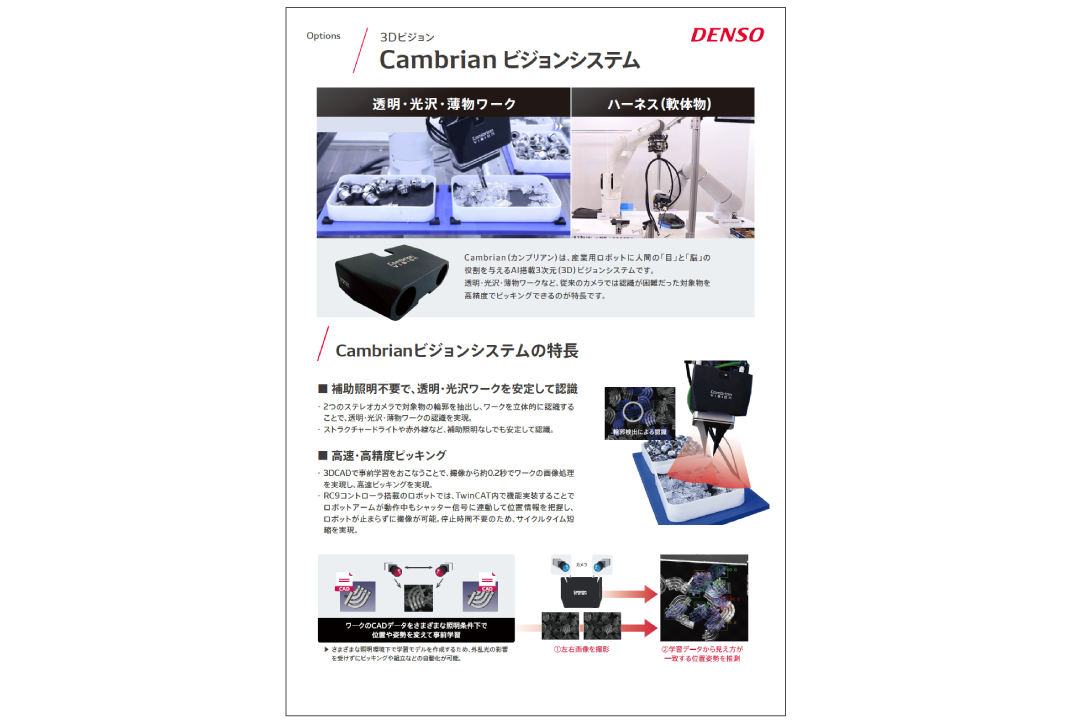 Cambrian ビジョンシステム
