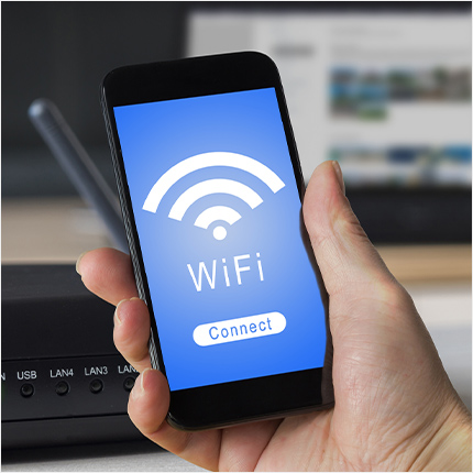 簡単につながります